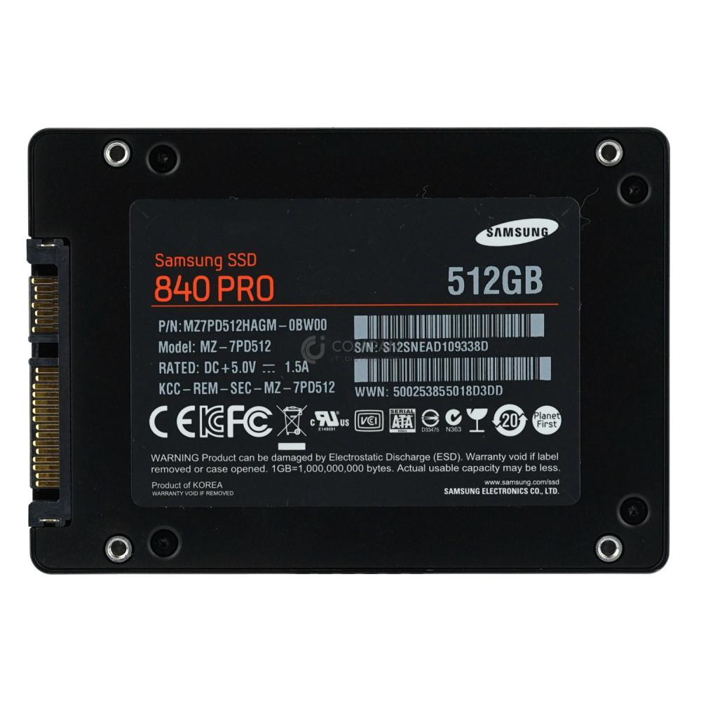 MZ-7PD512 SAMSUNG 840 EVO SSD 512GB  SATA 6G  2.5" SFF